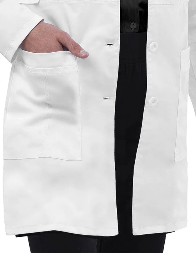 Adar Pop-Stretch 36 Inch Women's Tab-Waist Lab Coat