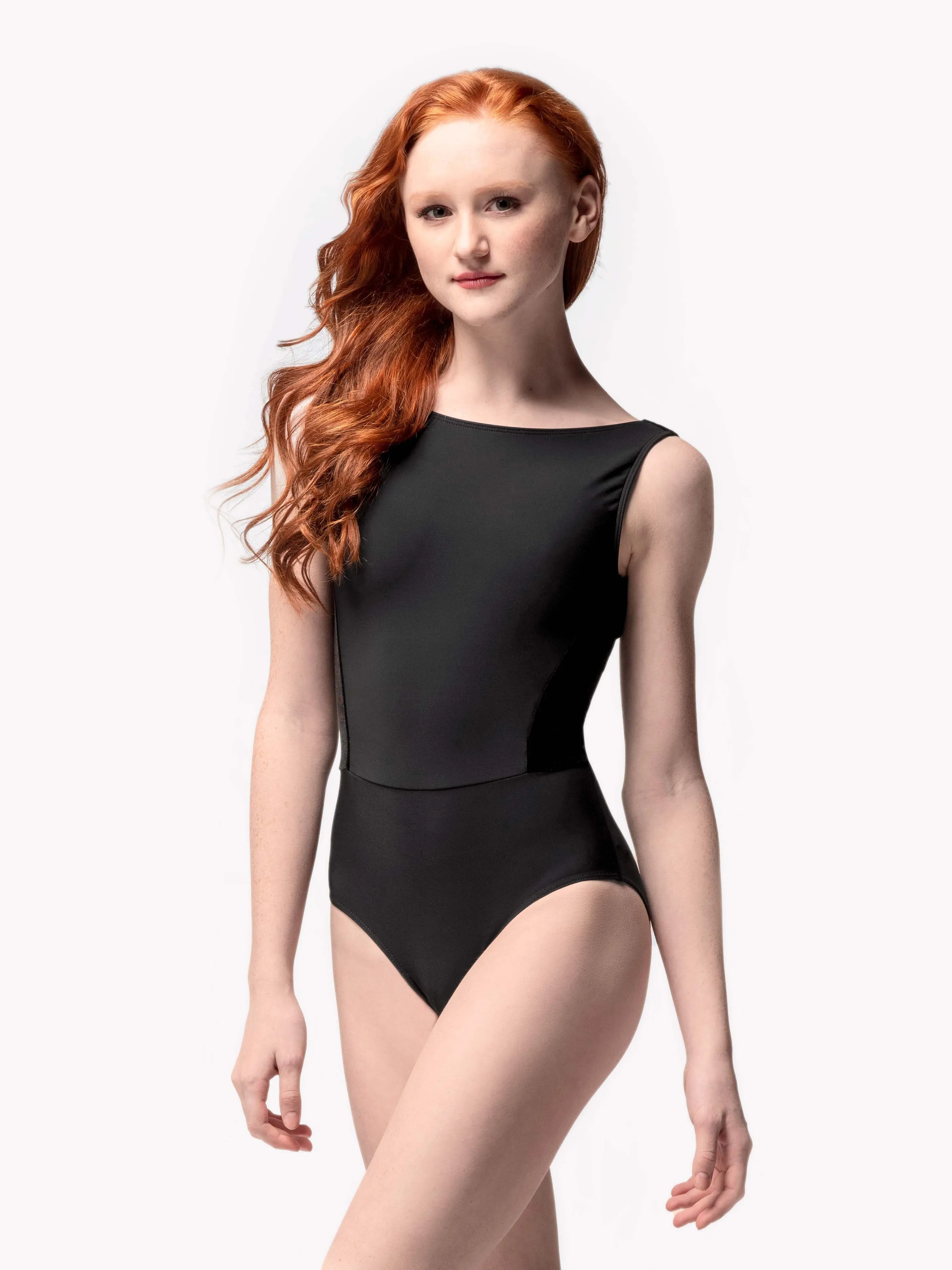 Allison Black Velvet Leotard RTW