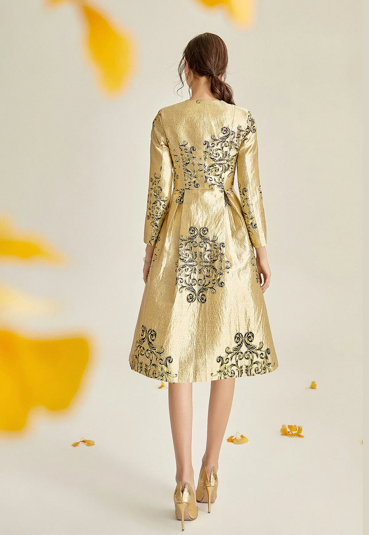 Autumn luxury retro jacquard dress jacket- Jiji