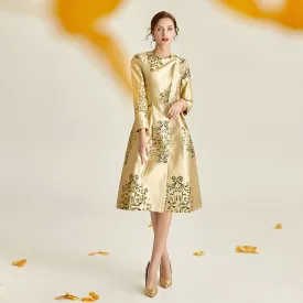 Autumn luxury retro jacquard dress jacket- Jiji