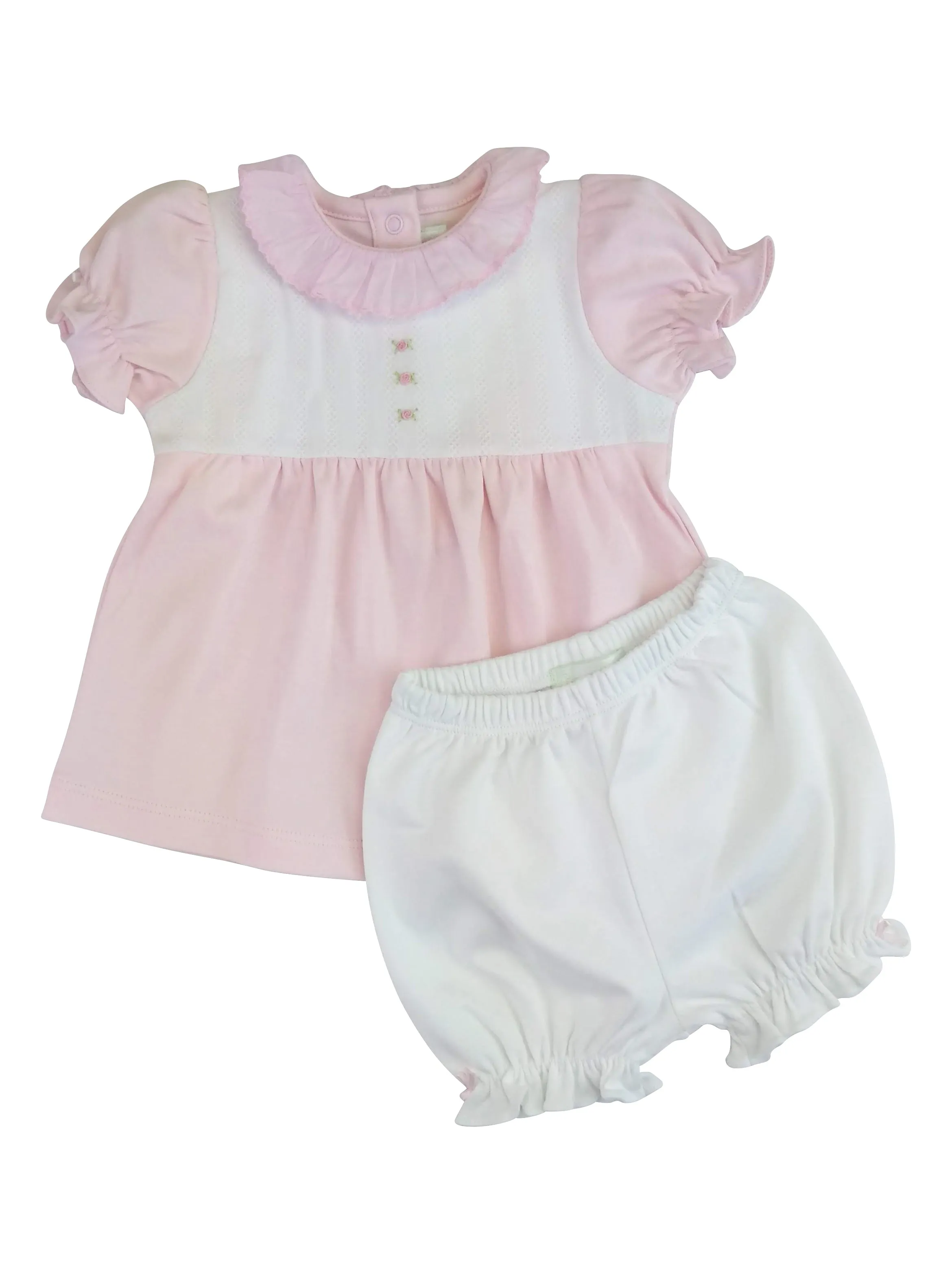 Baby Girl's Rose Bud Dress Set