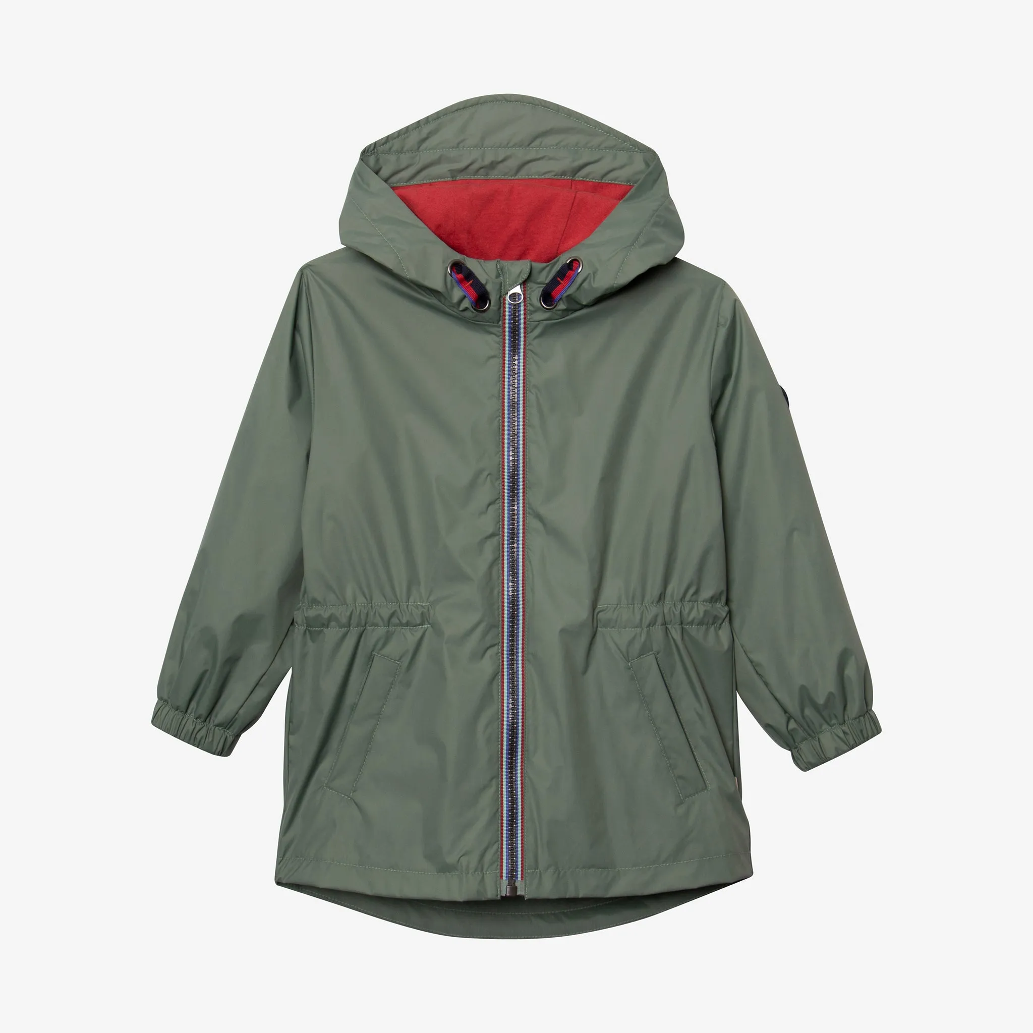 Boy's green windbreaker