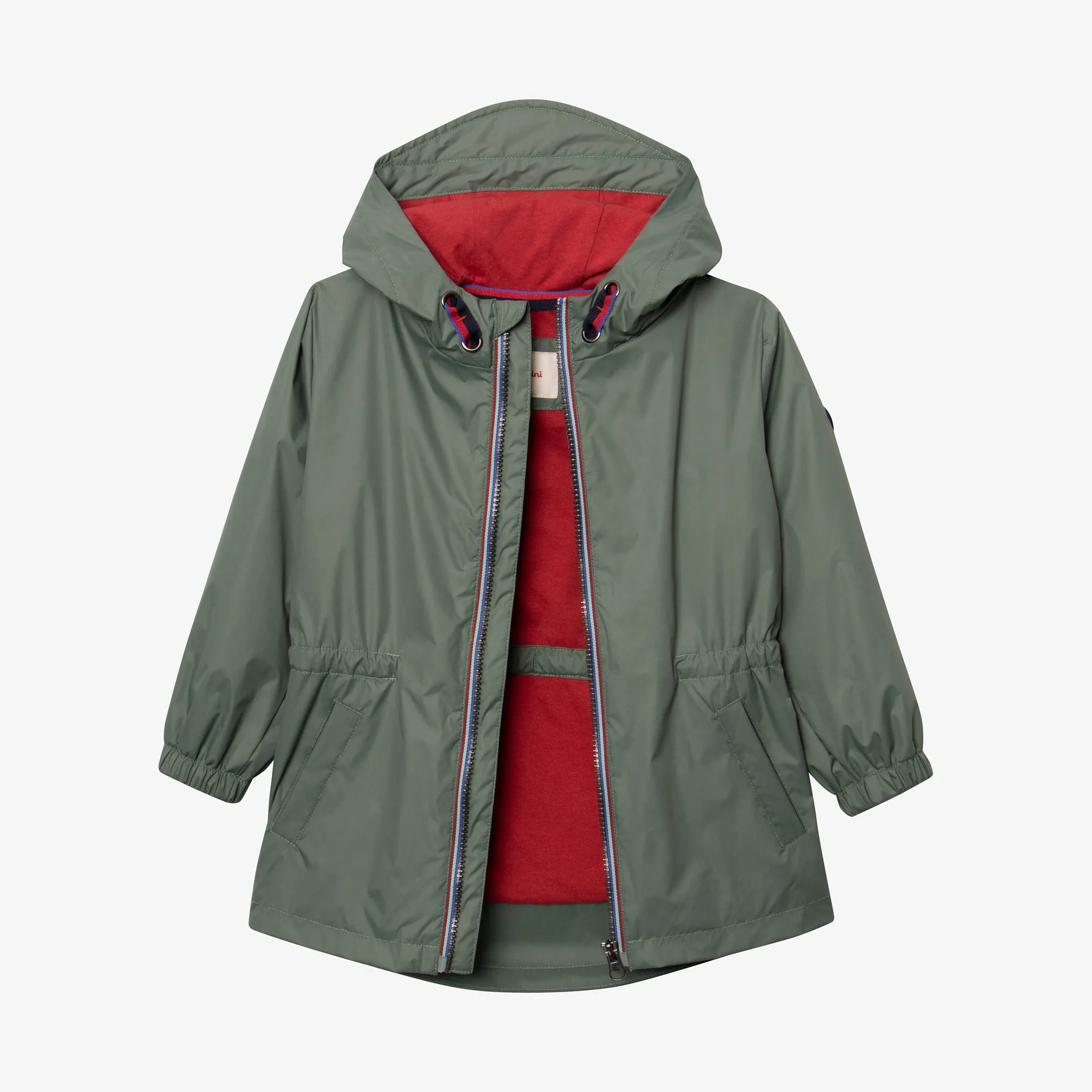 Boy's green windbreaker