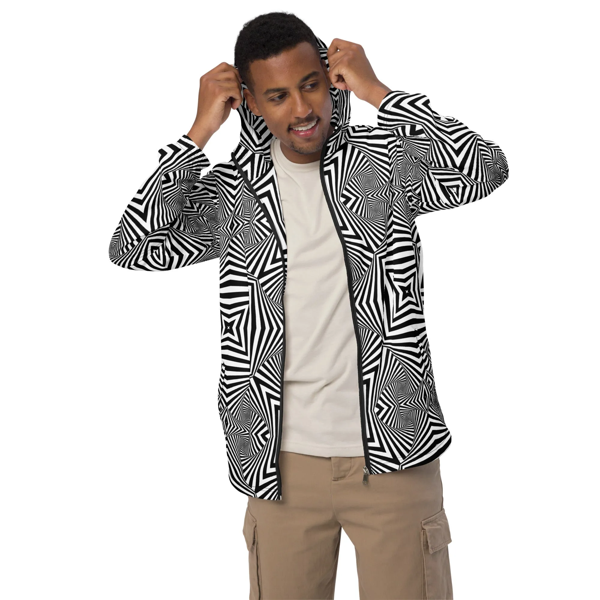 CLOSED EYE VISUALS Men’s windbreaker | Hubert S