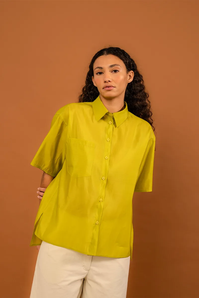 Coastal Shirt - Chartreuse