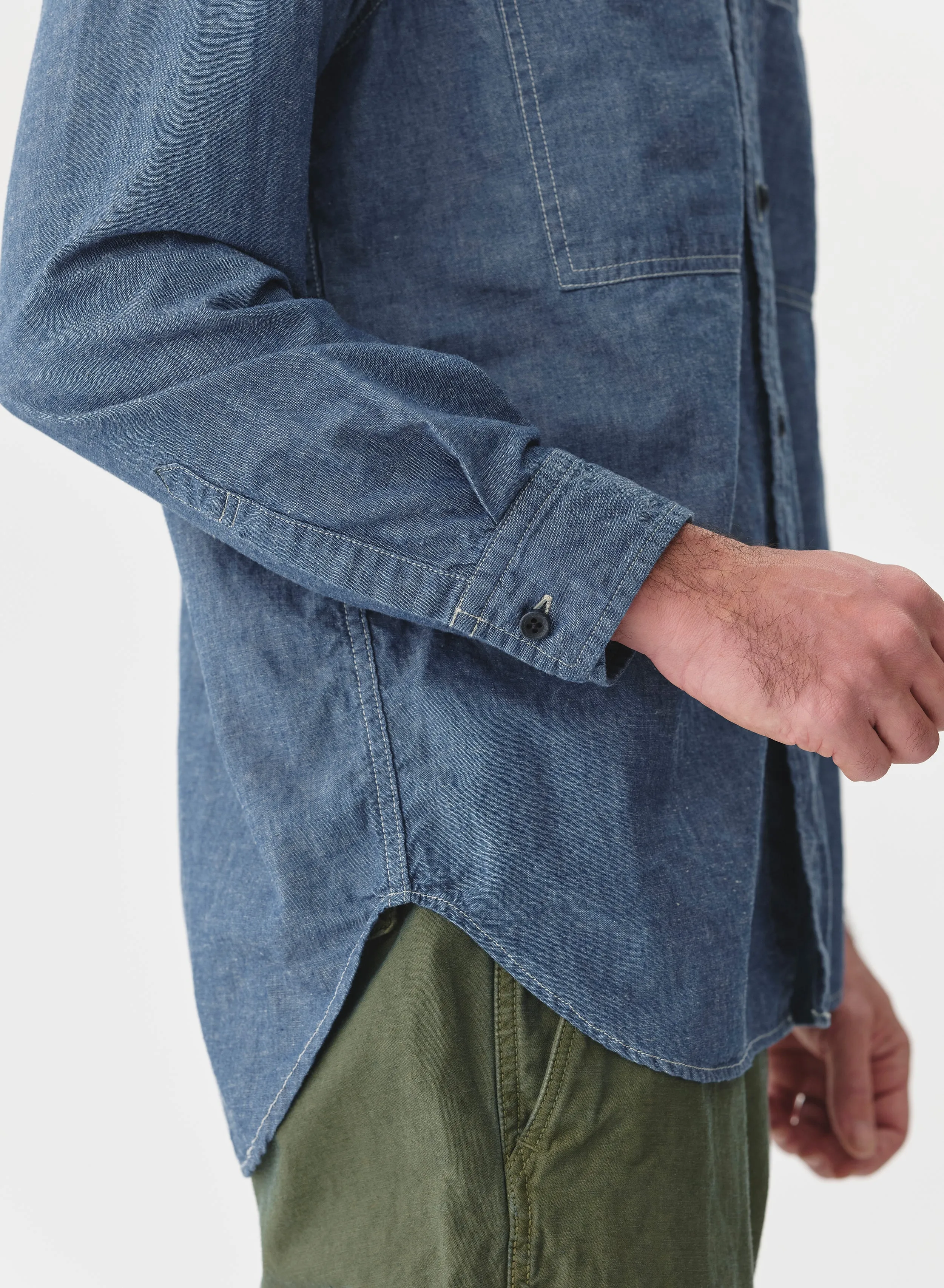 CO/LI Dungaree Work Shirt | Indigo