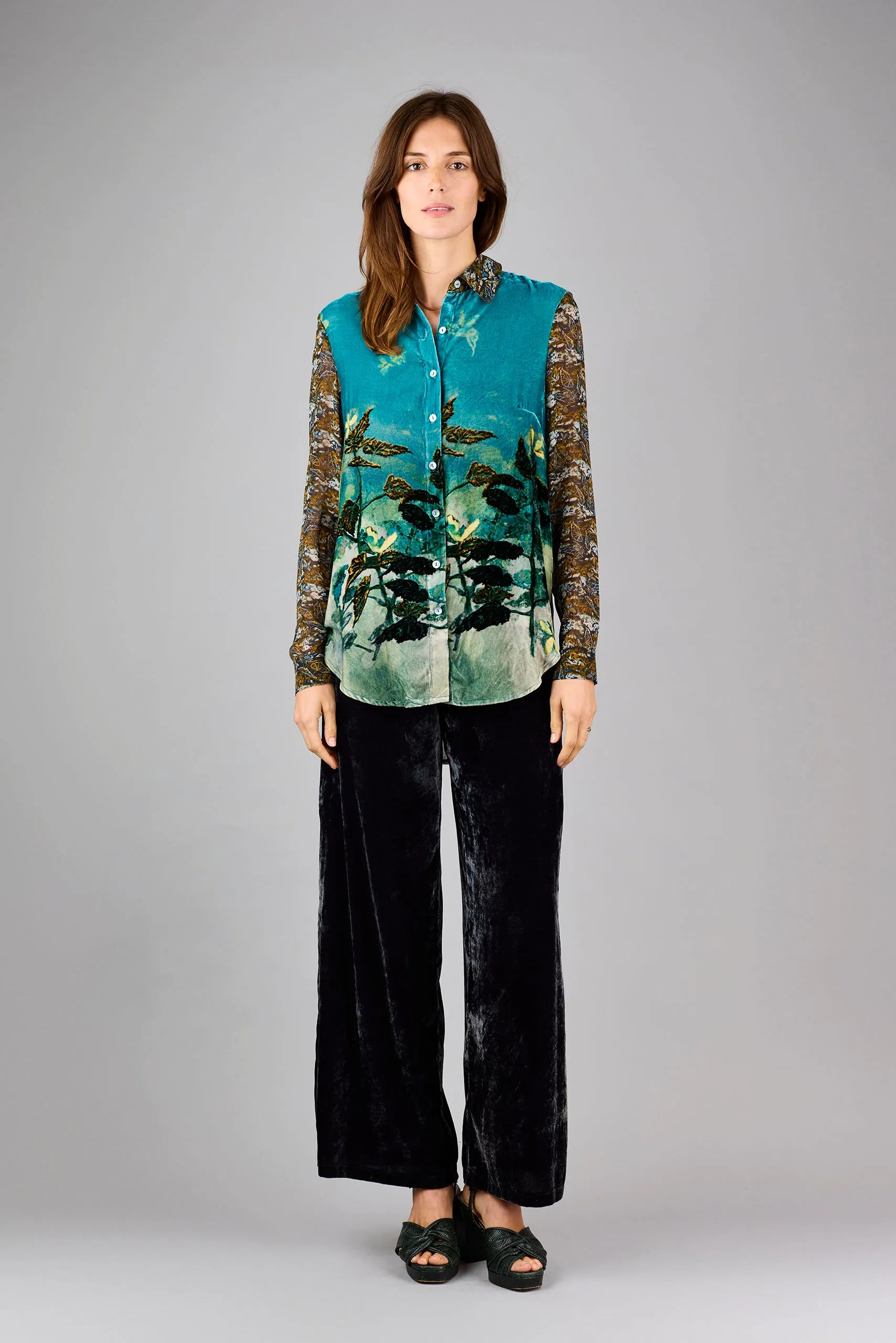 Concordia Begonia Patchwork Shirt