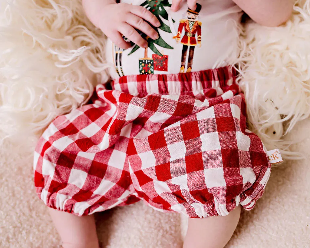 CONFETTI KIDZ RED GINGHAM BLOOMERS