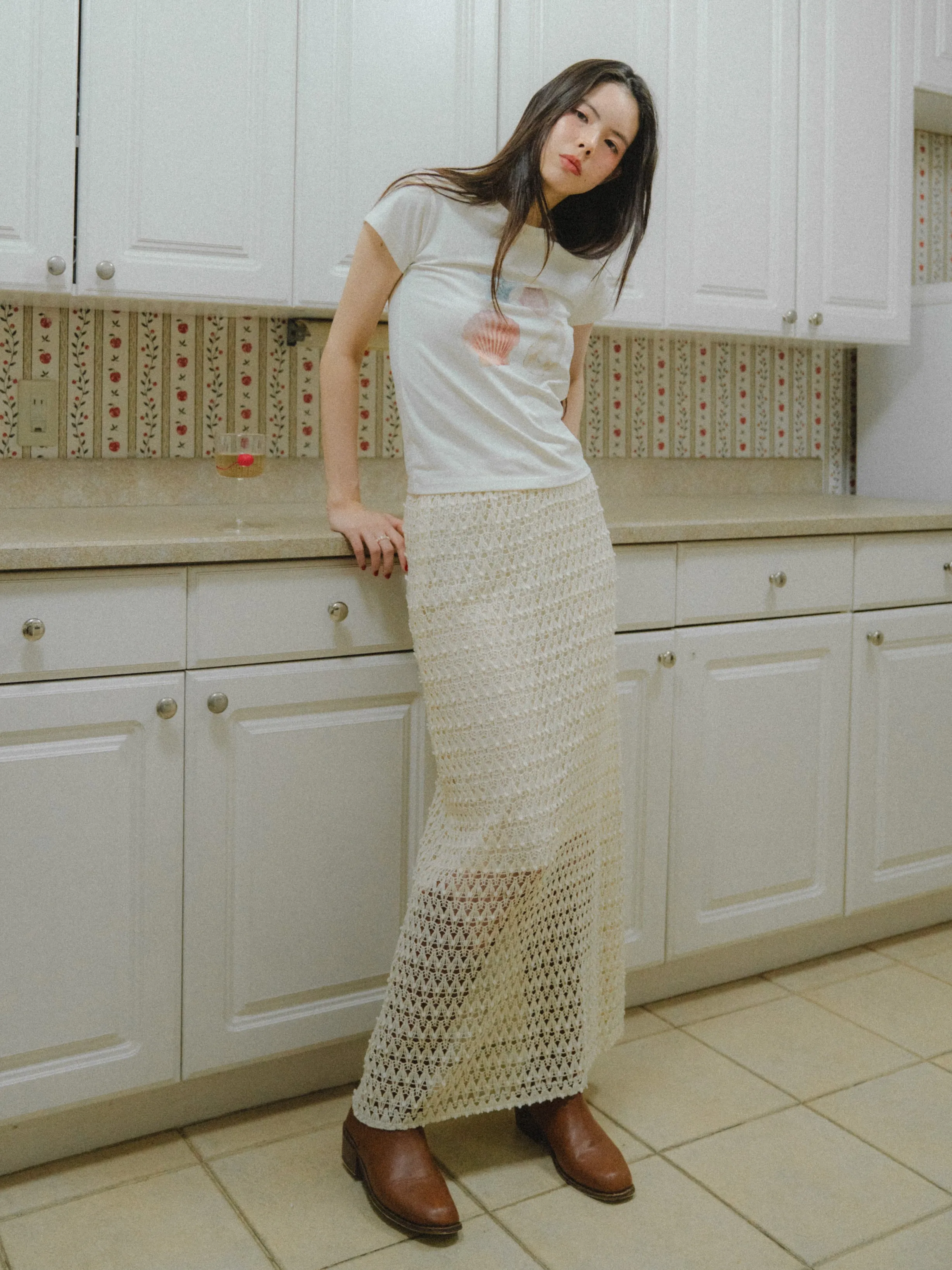 Crochet Long Skirt