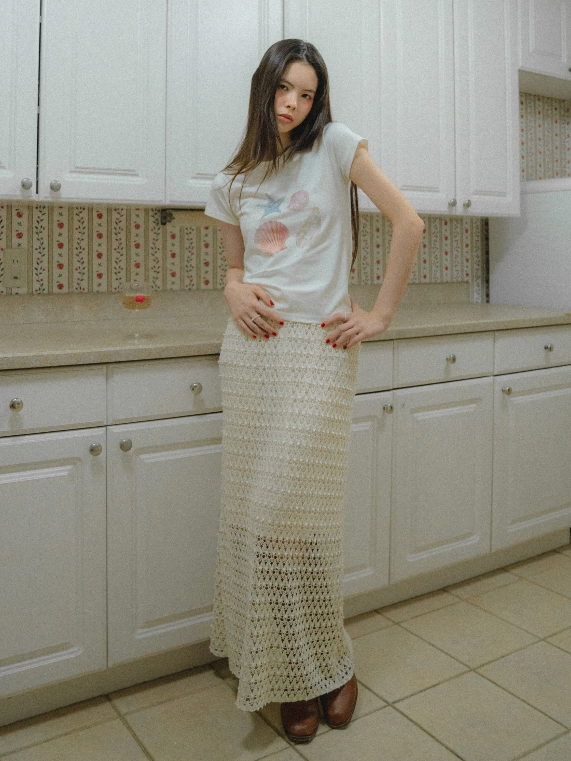 Crochet Long Skirt