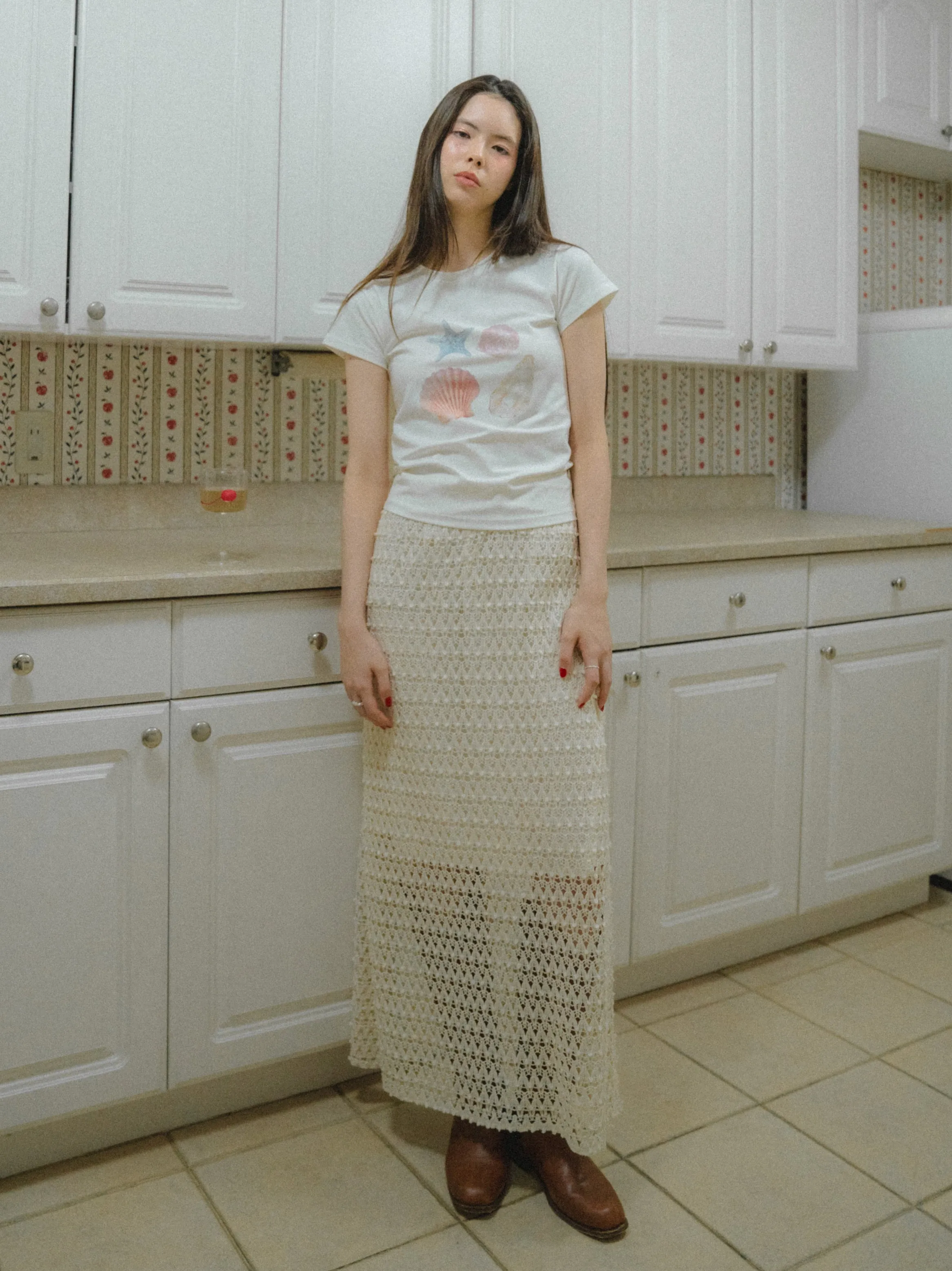 Crochet Long Skirt