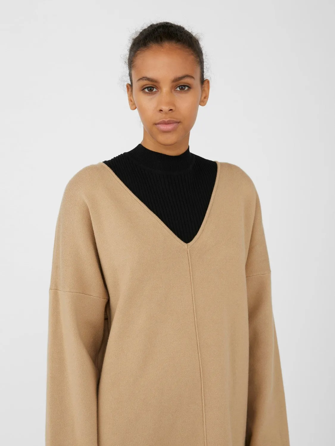 Danitza Knit Dress (Beige)