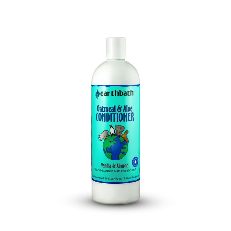 Earthbath Vanilla & Almond Oatmeal & Aloe Conditioner for Dogs and Cats