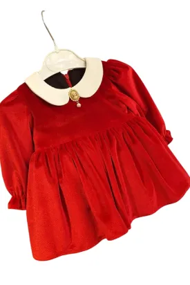 Elsa Red Baby Dress