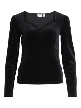 Elvo Sweetheart Top (Black)