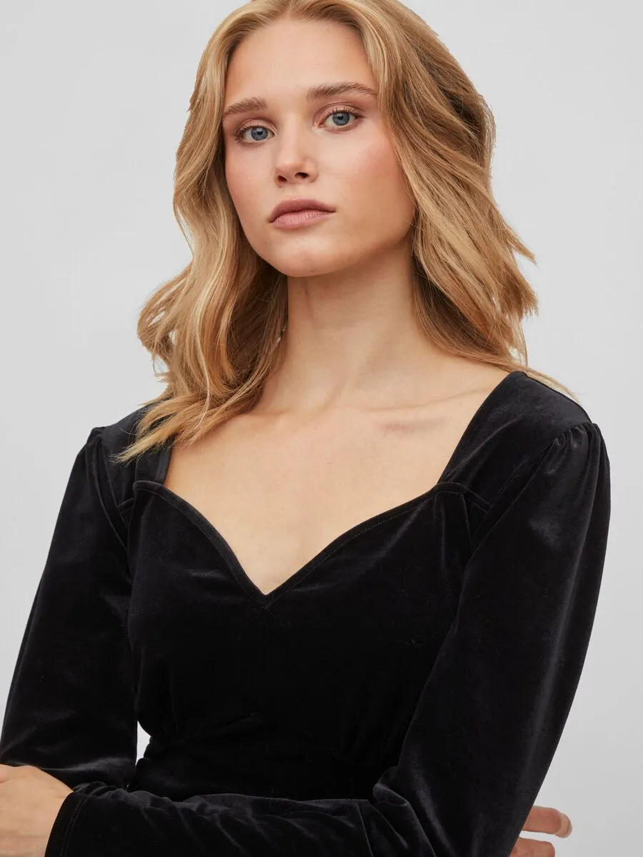 Elvo Sweetheart Top (Black)