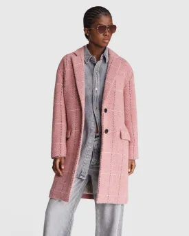 Estelle Cocoon Check Coat