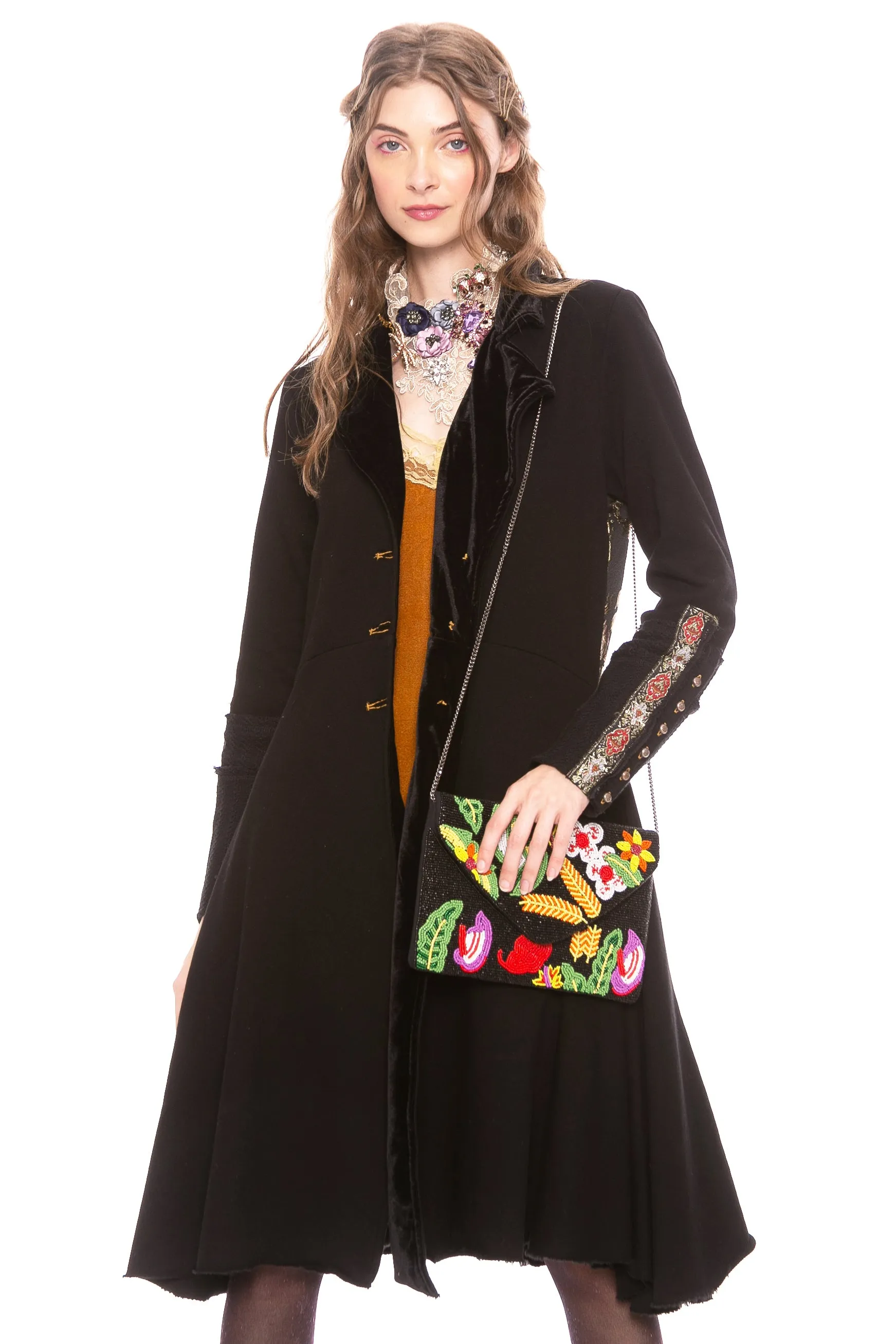 Heart of Autumn Coat - Black