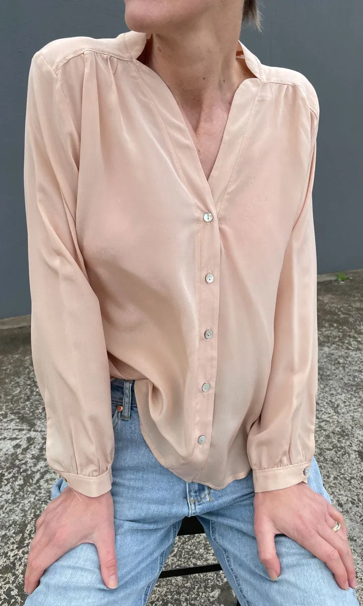 HOSS Silk Jess Shirt - Apricot