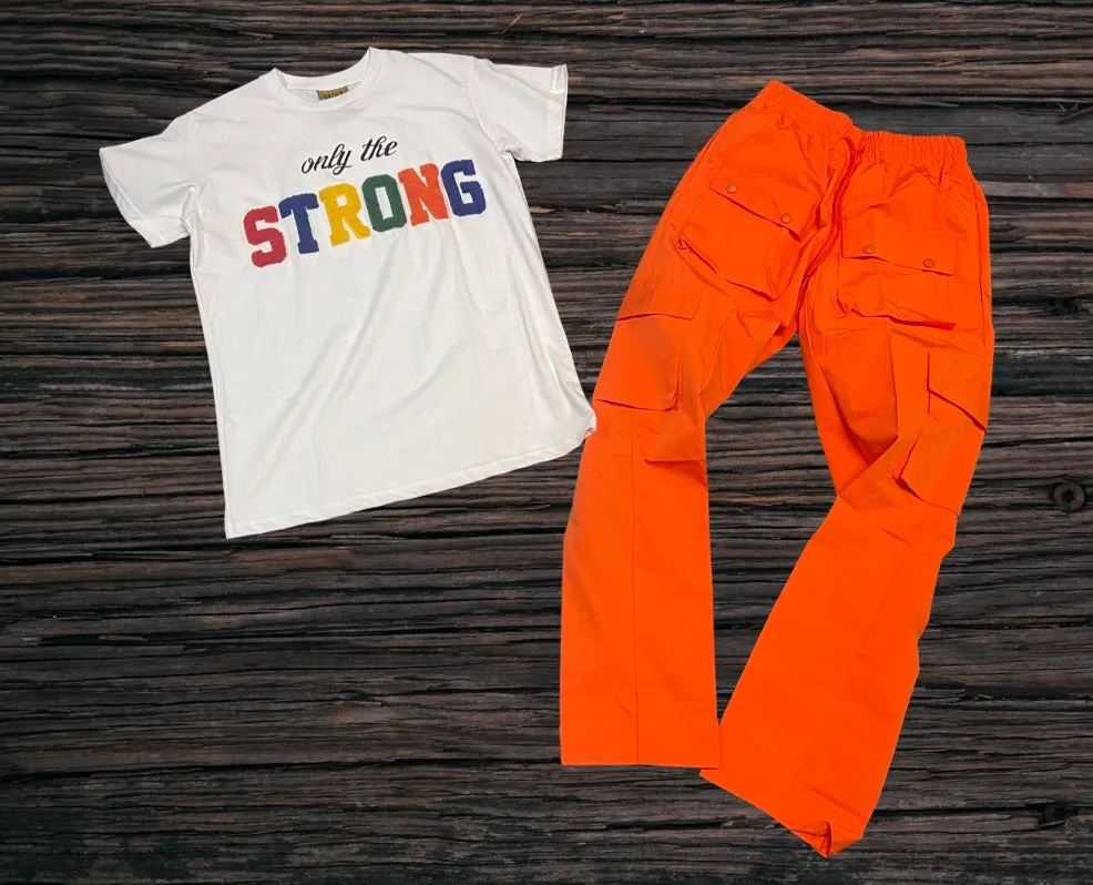 Hudson Bright Orange Windbreaker Pants