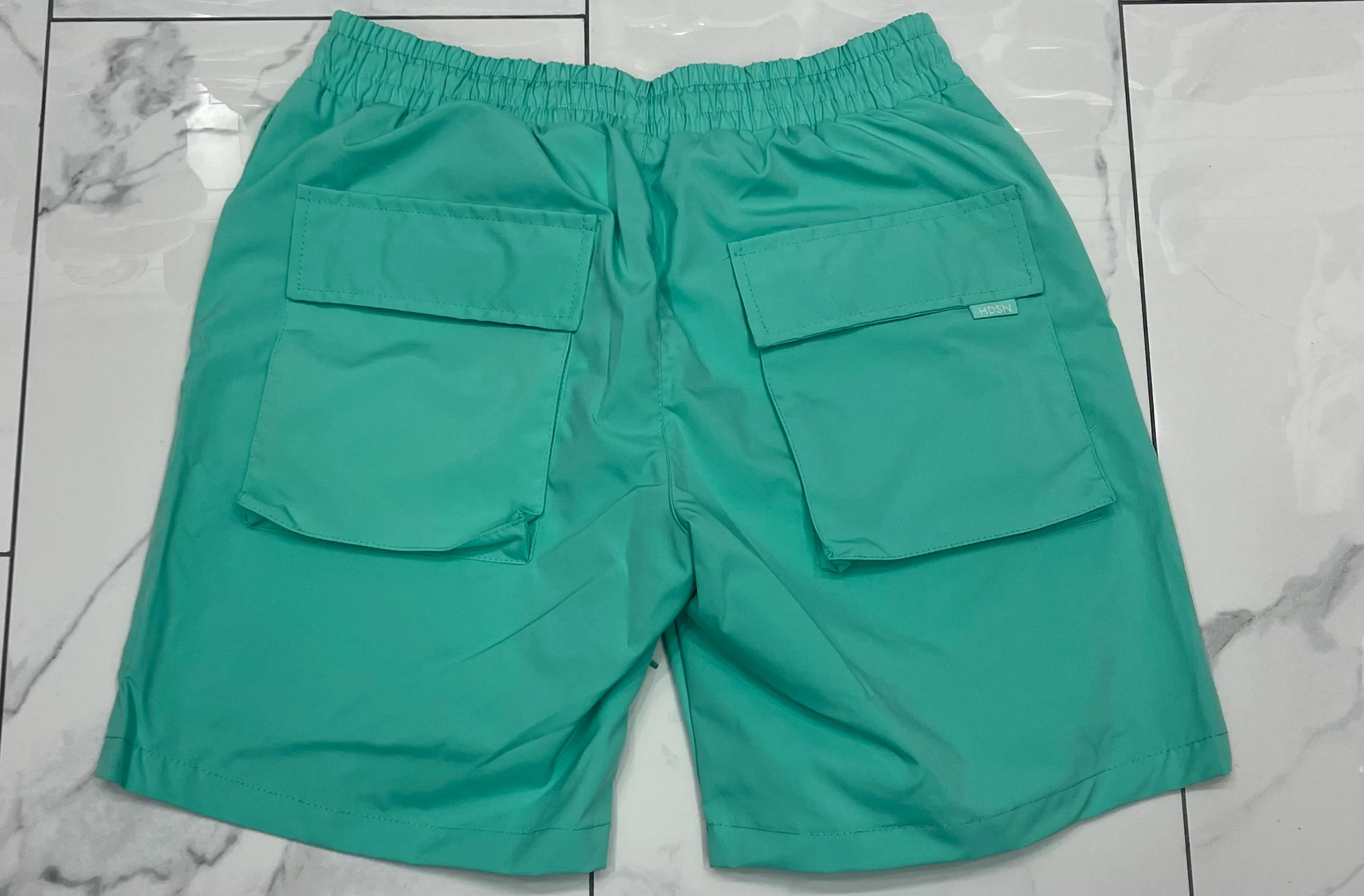 Hudson WindBreaker Nylon 6 Inch Shorts (Mint)