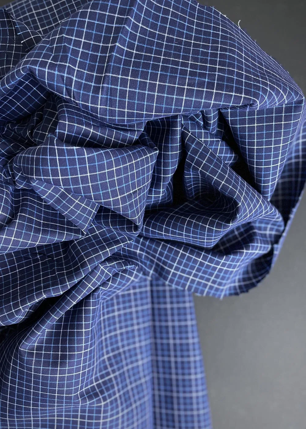 Italian Fine Cotton Shirting - Guilford Check