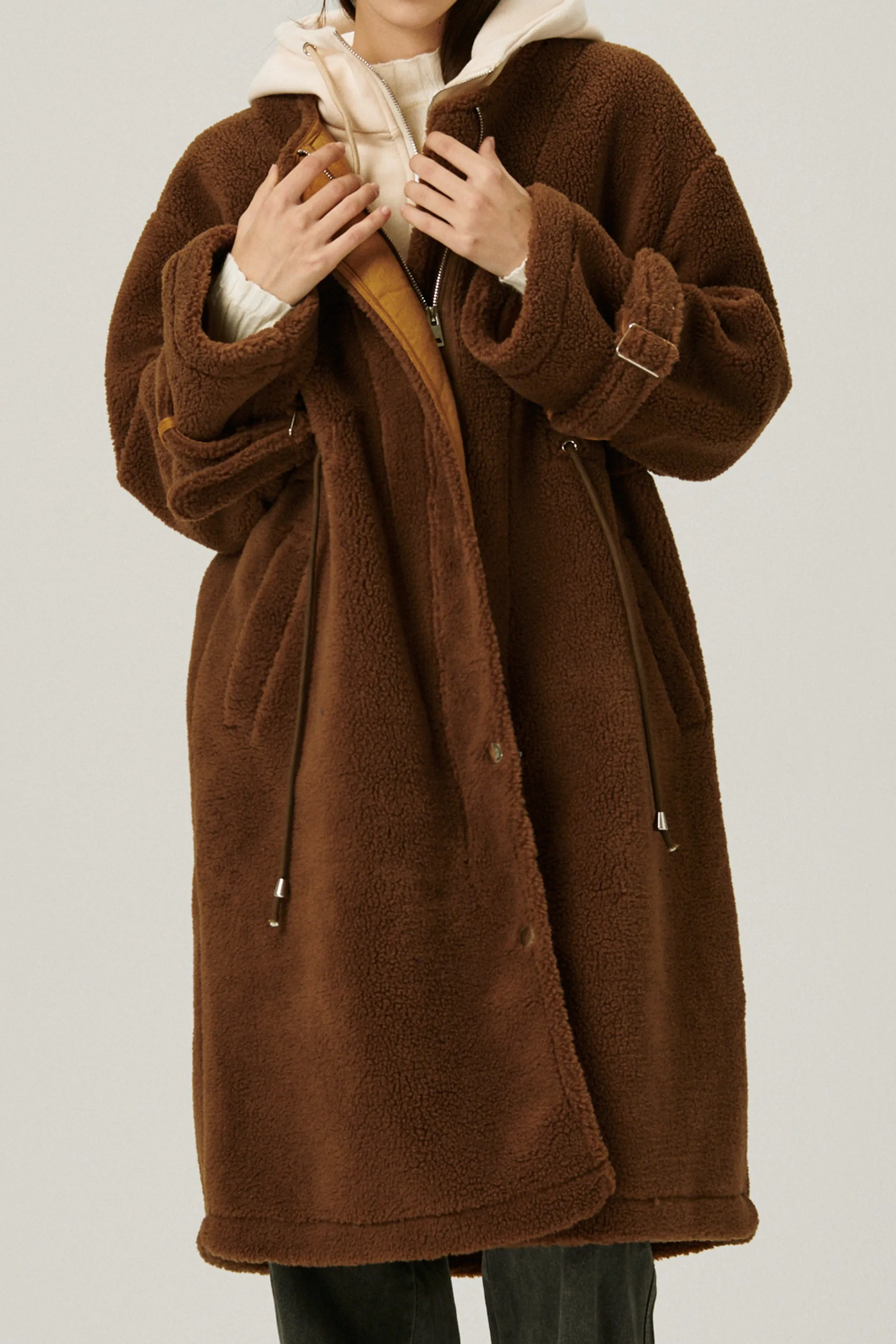 Joe Hood Layered Teddy Coat