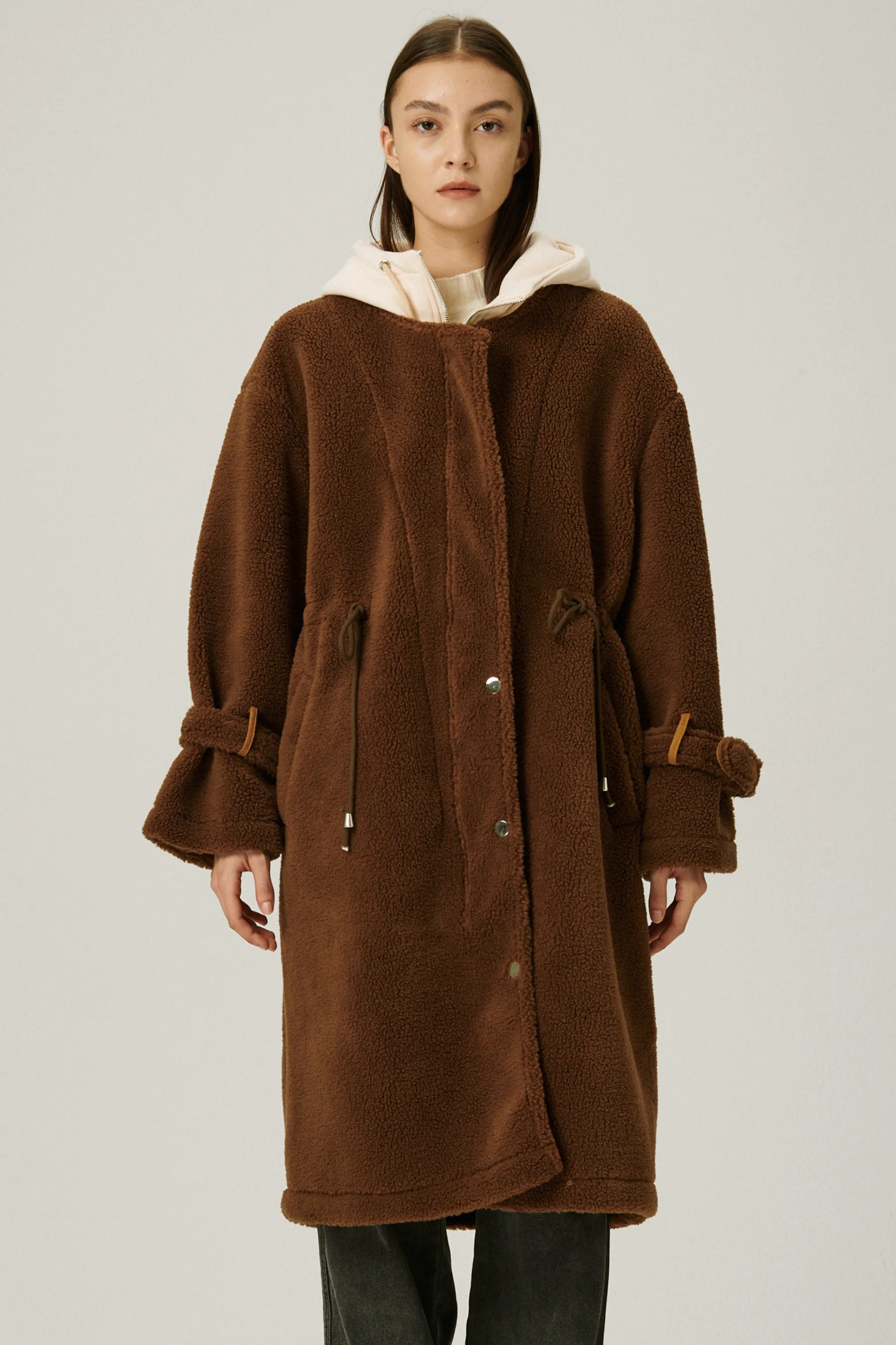 Joe Hood Layered Teddy Coat