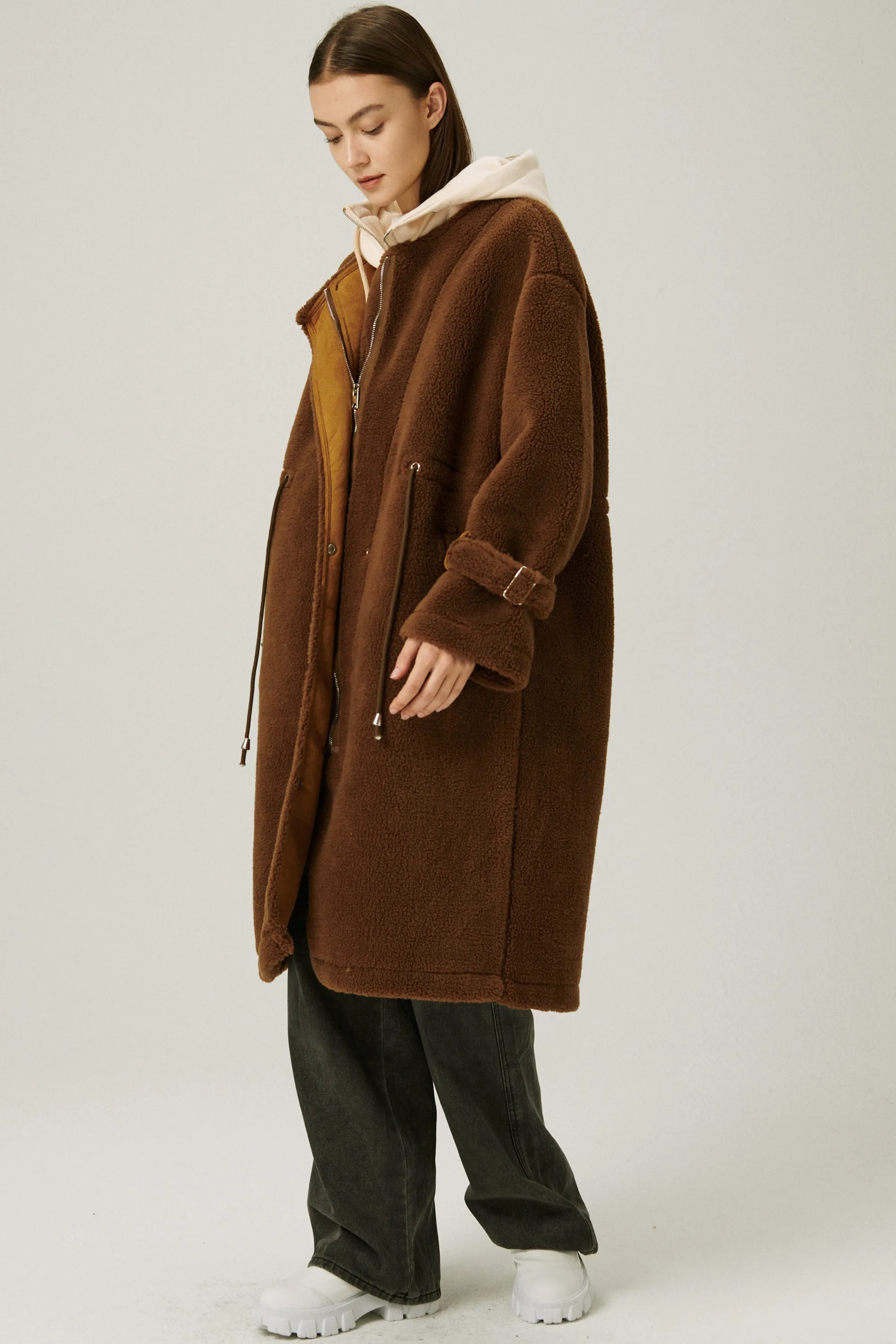 Joe Hood Layered Teddy Coat