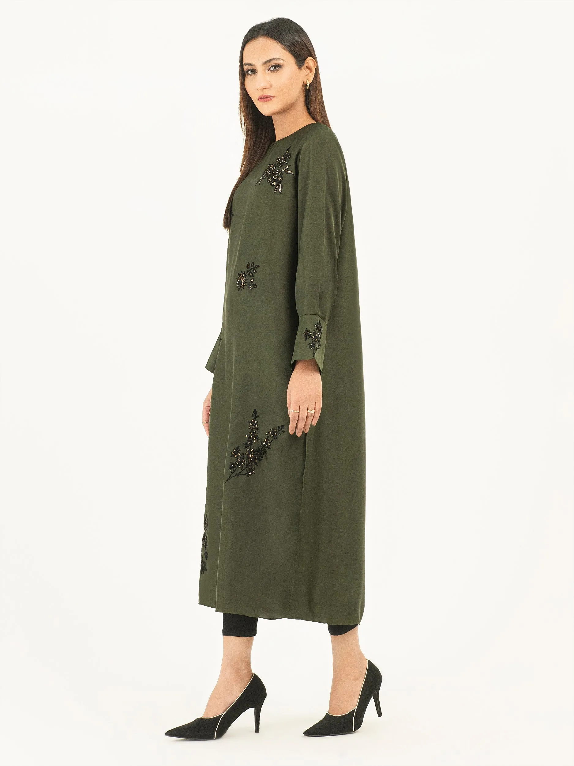 Limelight Green Silk Shirt (P6206SH)