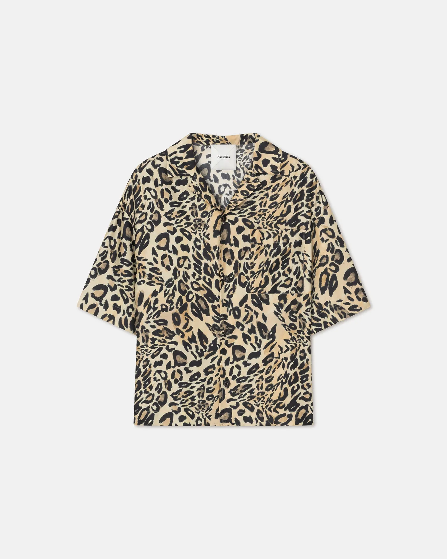 Maxton - Printed Twill-Silk Shirt - Leopard