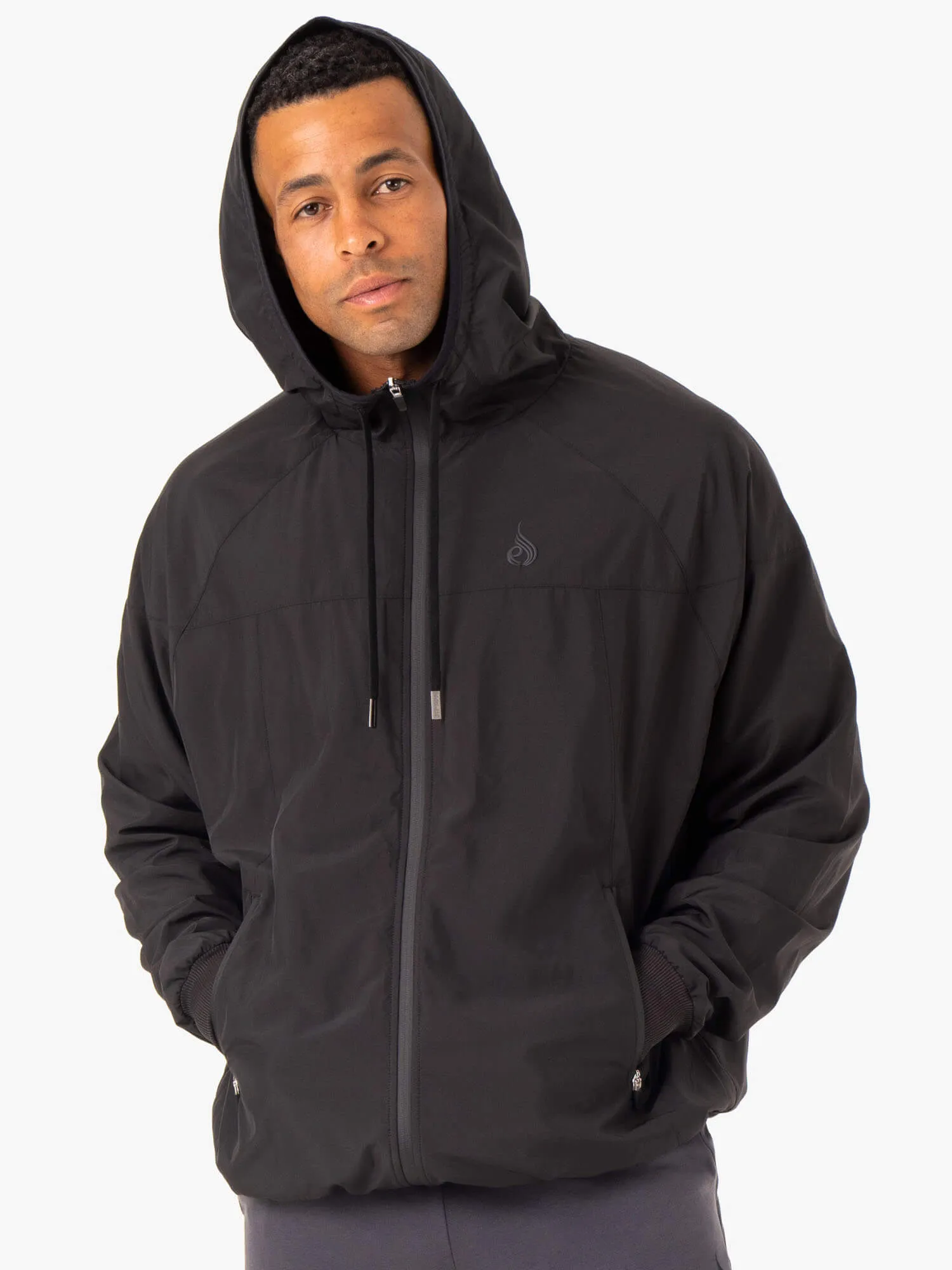 Optimal Windbreaker Jacket - Black