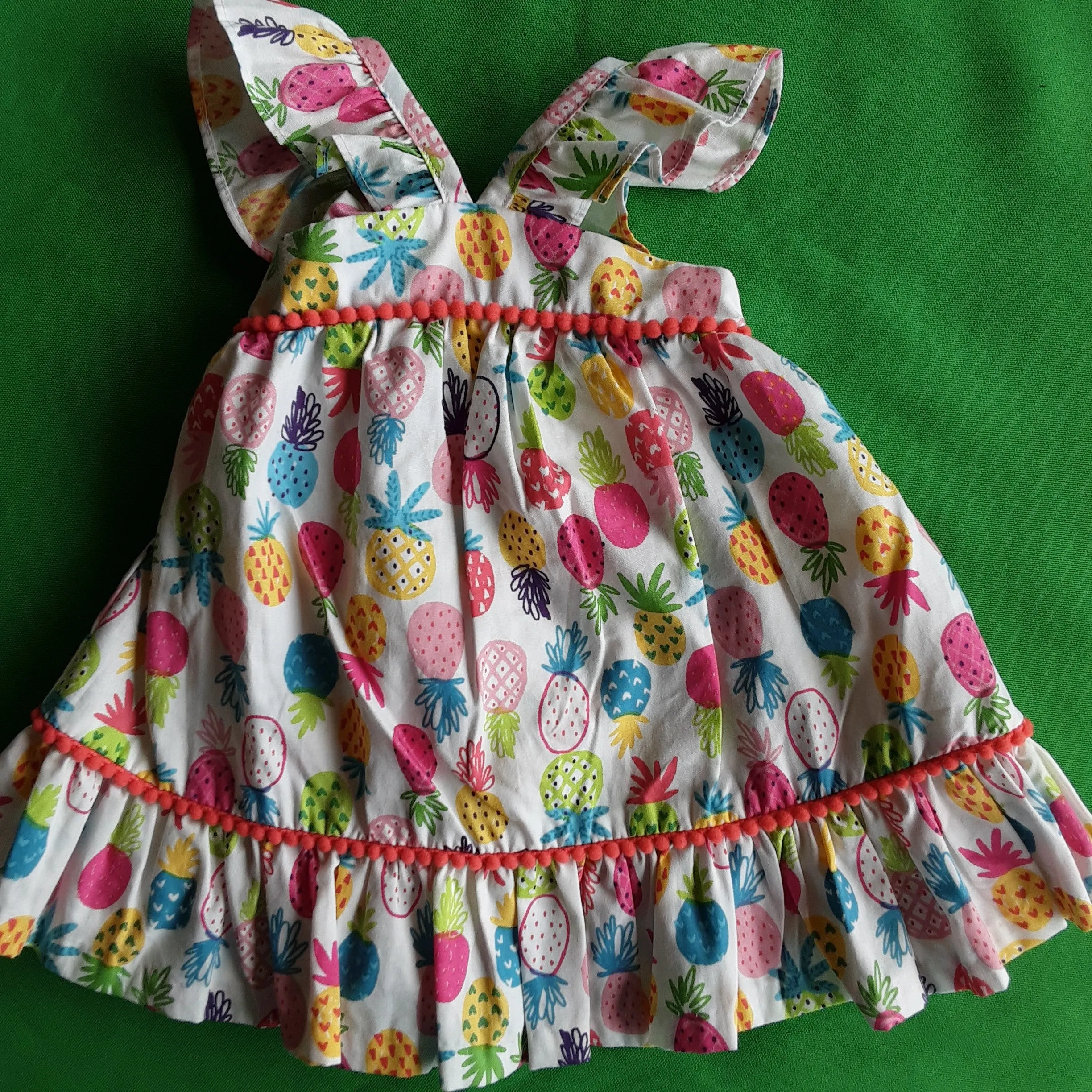 Pineapple Print Sundress and Bloomers | Bonnie Baby