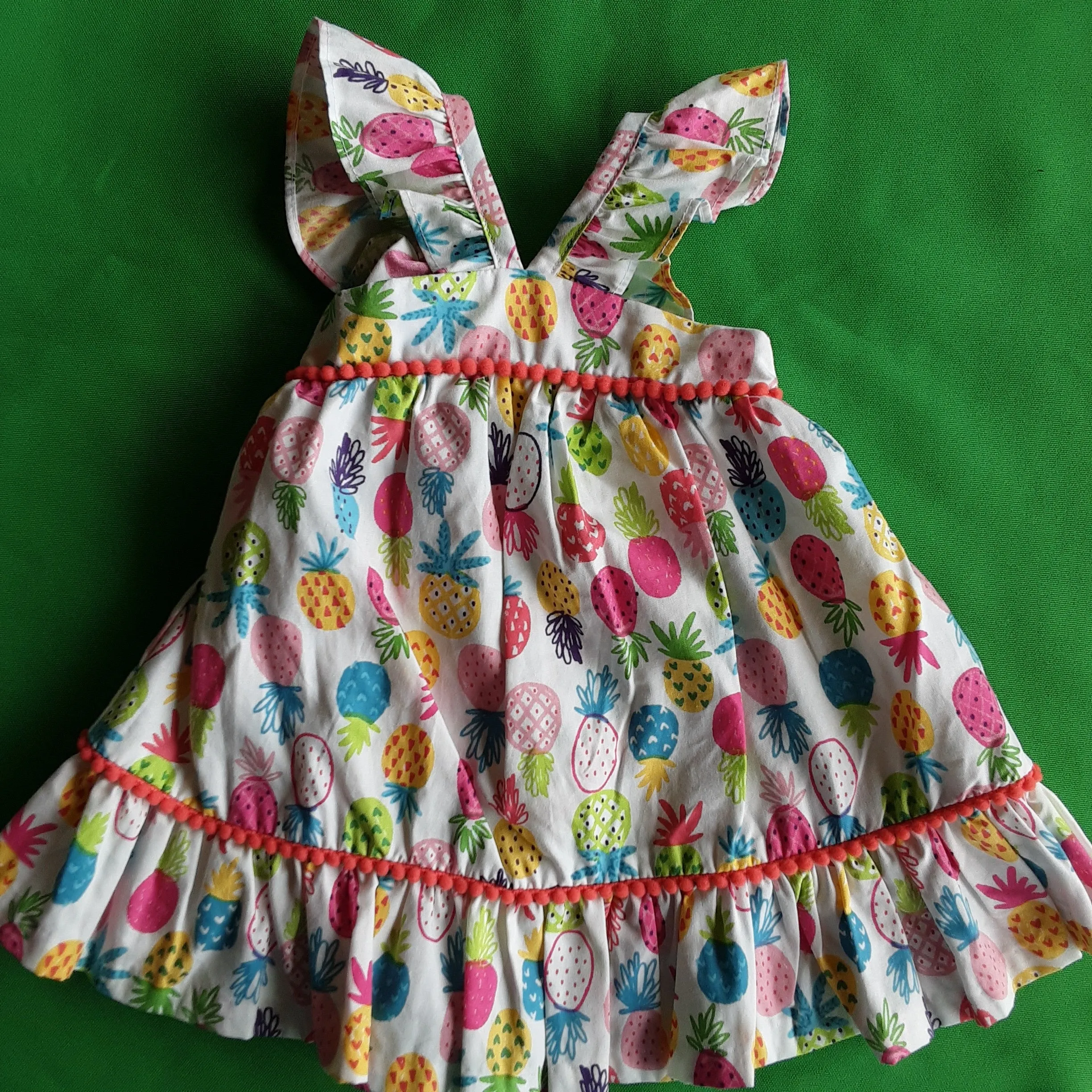 Pineapple Print Sundress and Bloomers | Bonnie Baby