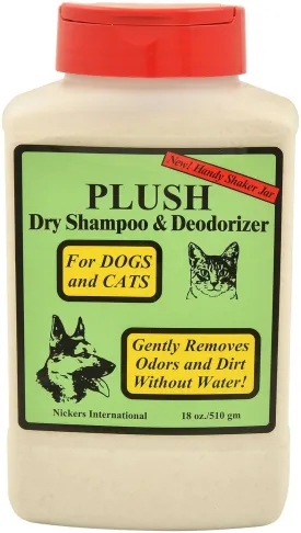 Plush Dry Shampoo & Deodorizer for Dogs & Cats