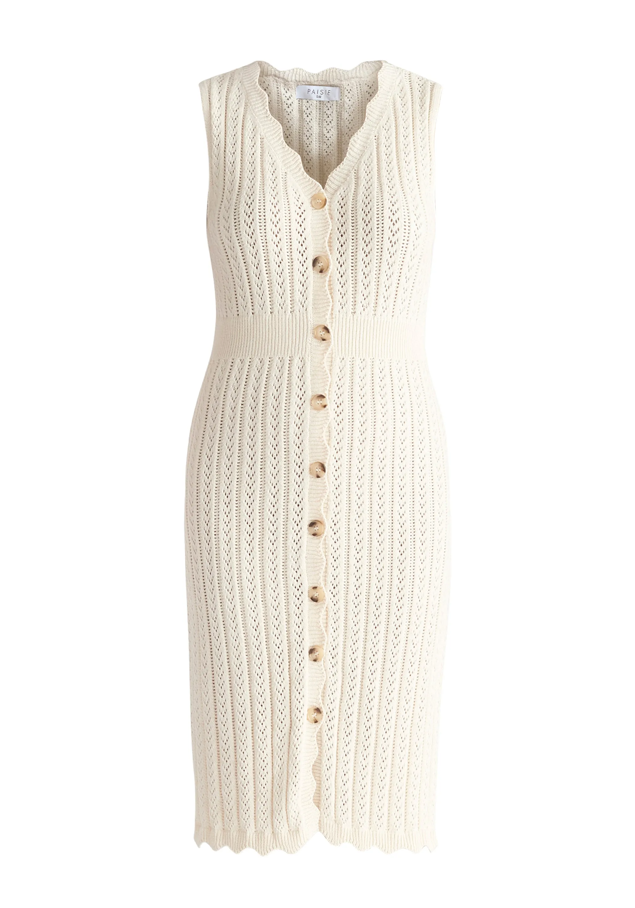 Pointelle Knitted Dress