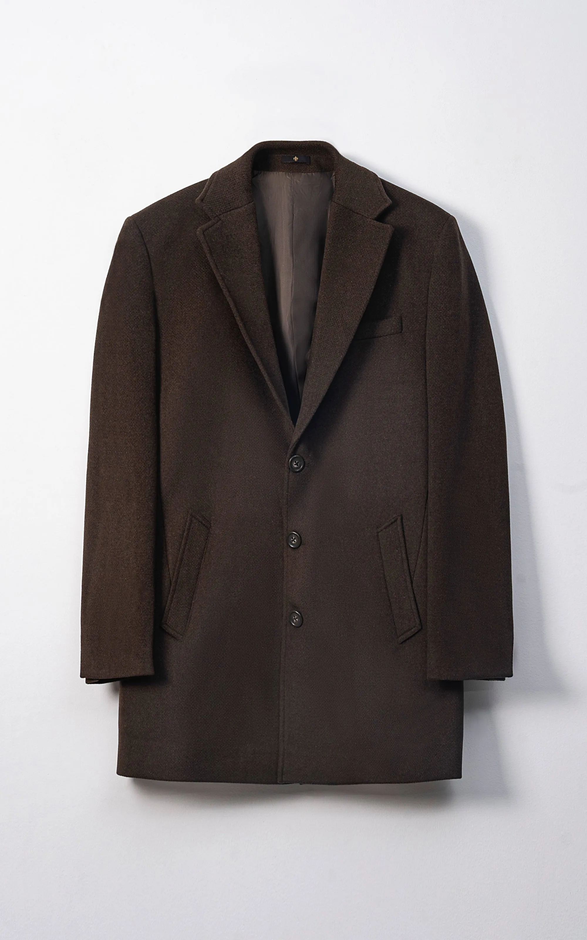 REFINED CLASSIC  LONG COAT OLIVE