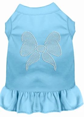 Rhinestone Bow Dress Baby Blue Xl (16)