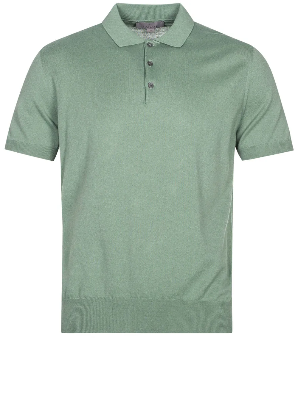 Silk Mix Polo Green