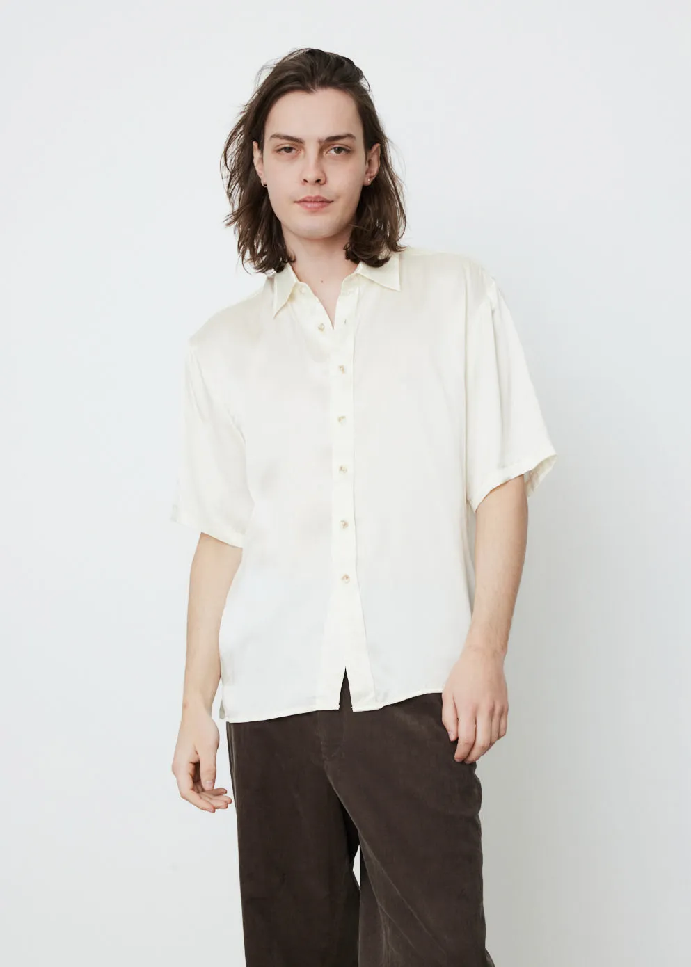 Silk Short Sleeve Shirt