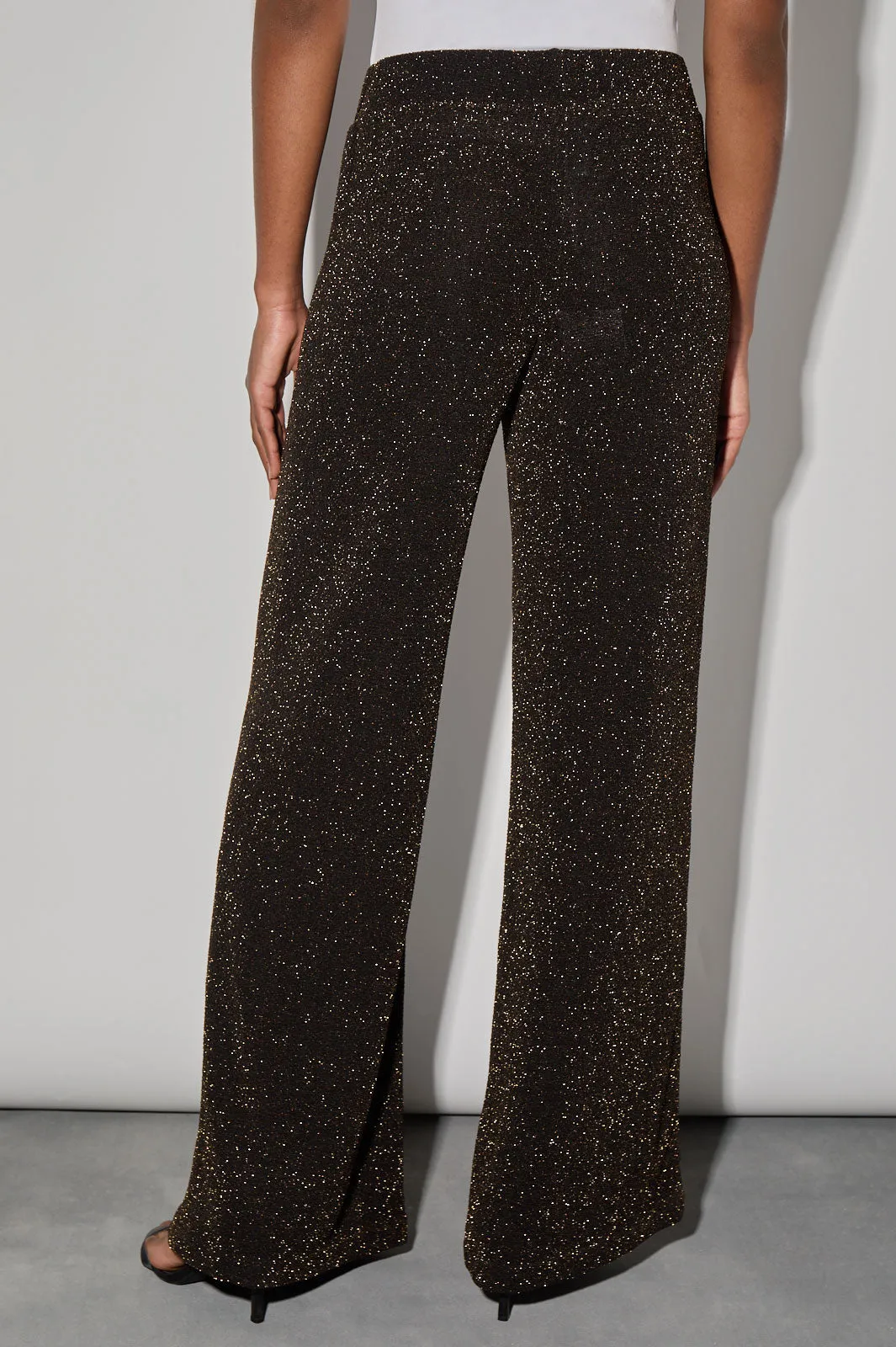 Stretch Shimmer Wide Leg Pant