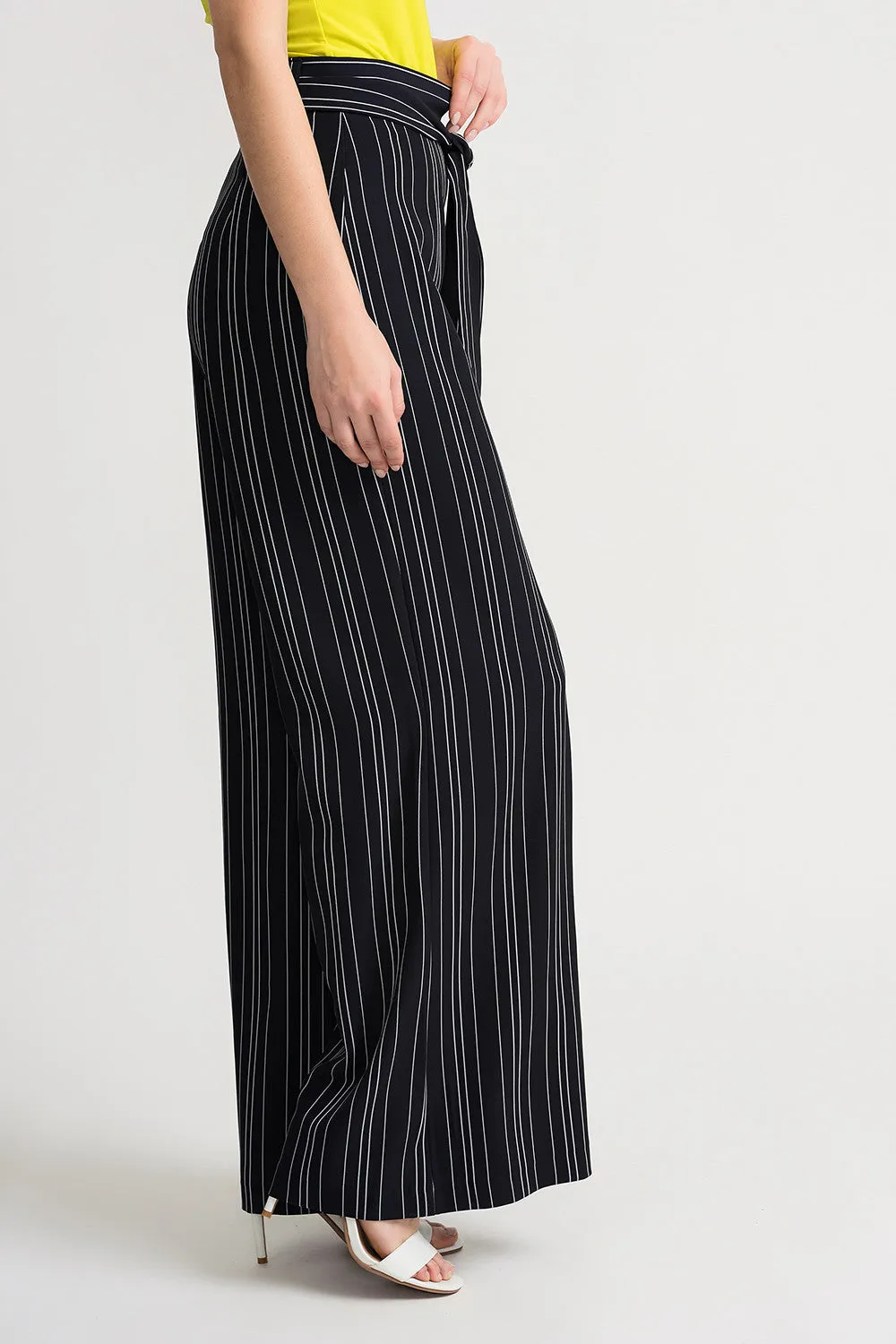 STRIPED WIDE LEG PANT