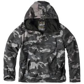 Surplus Windbreaker Jacket Black Camo