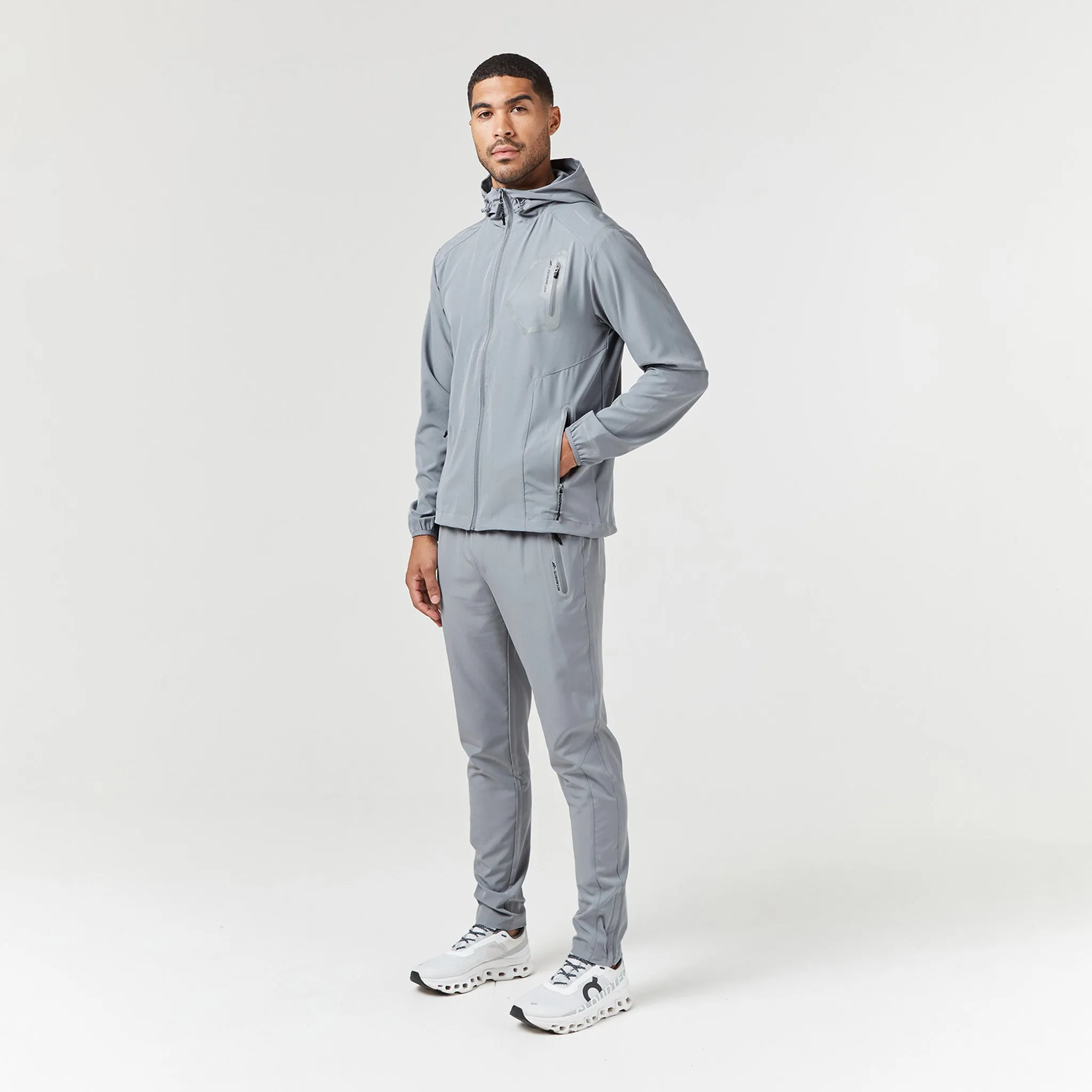 Tech Pocket Windbreaker | Mid Grey