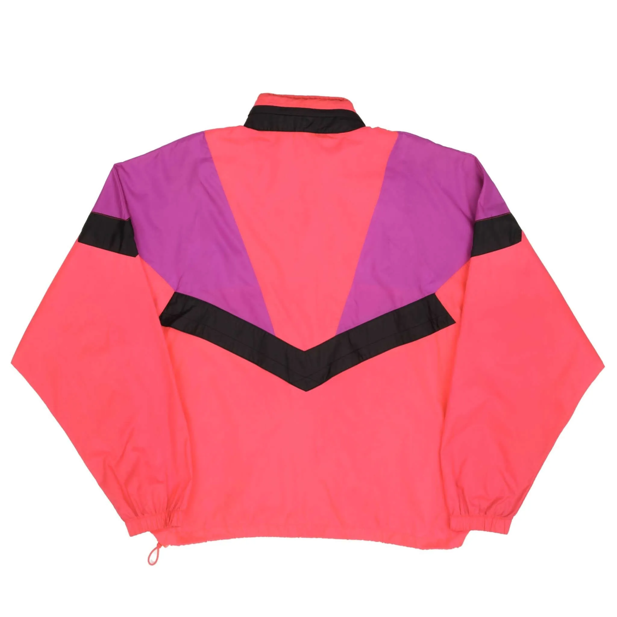 VINTAGE NIKE SWOOSH NEON WINDBREAKER JACKET 1980S SIZE MEDIUM