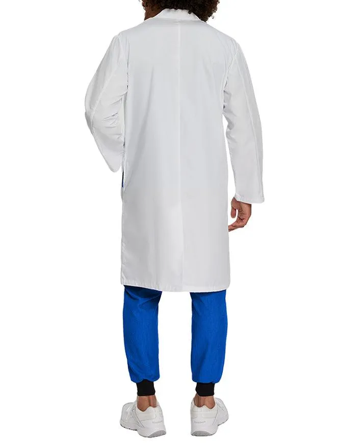 White Cross 42 Inch Women's Snap Button Long Lab Coat