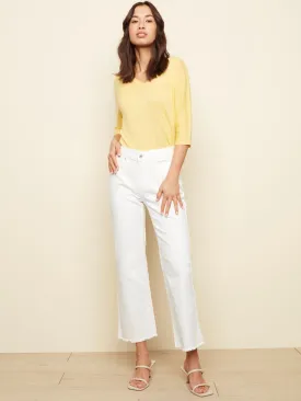 WIDE LEG ANKLE PANT