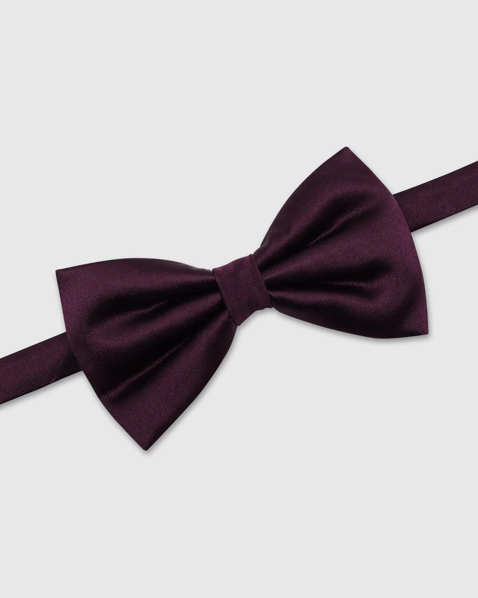 Wine Solid Bow Tie - Tarmar