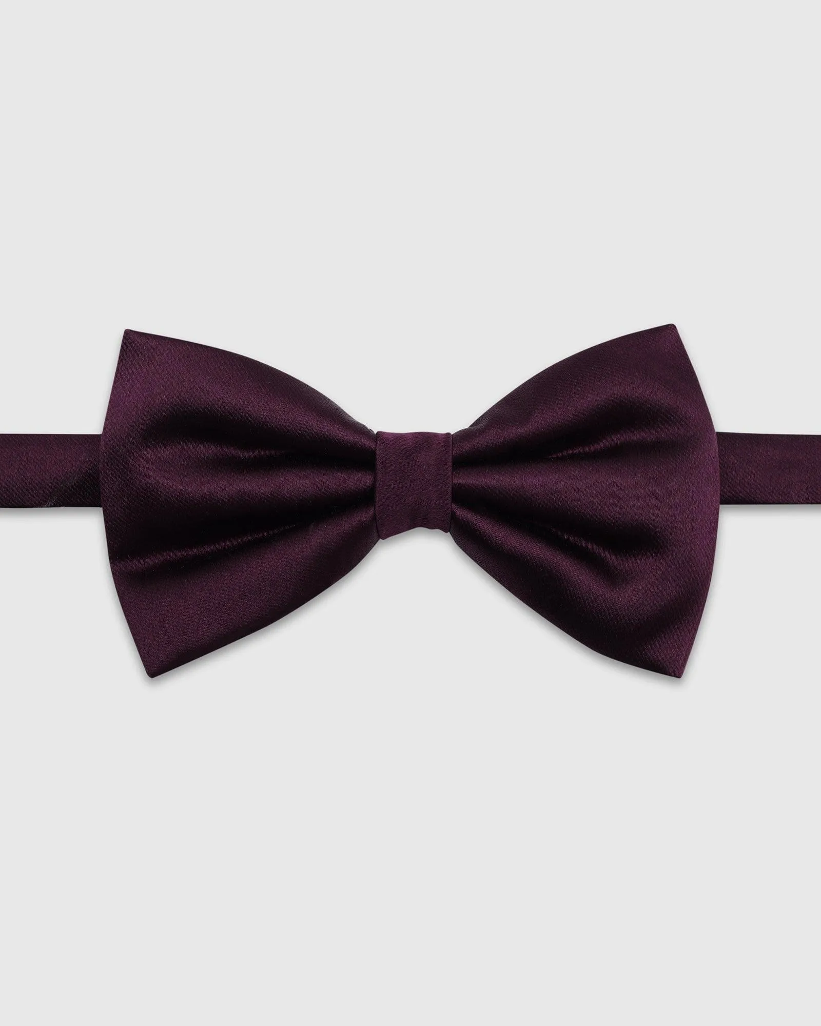 Wine Solid Bow Tie - Tarmar