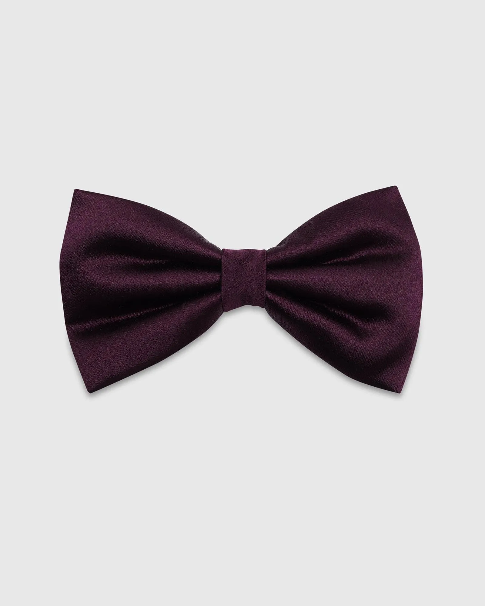 Wine Solid Bow Tie - Tarmar